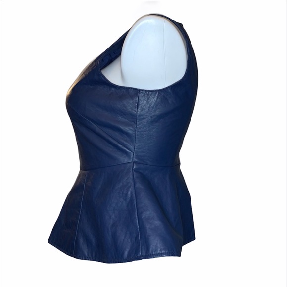 Faux (Vegan) Leather Top Vest - Picture 3 of 8